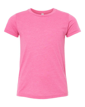 BELLA + CANVAS 3413Y - Charity Pink Triblend