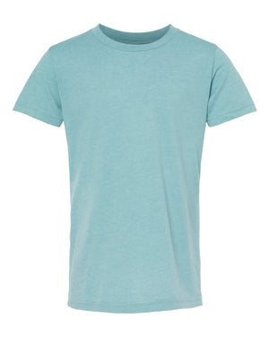 BELLA + CANVAS 3001YCVC - Heather Blue Lagoon