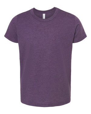 BELLA + CANVAS 3001YCVC - Heather Team Purple