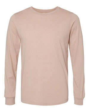 BELLA + CANVAS 3501CVC - Heather Pink Gravel