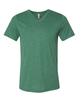 BELLA + CANVAS 3005CVC - Heather Grass Green