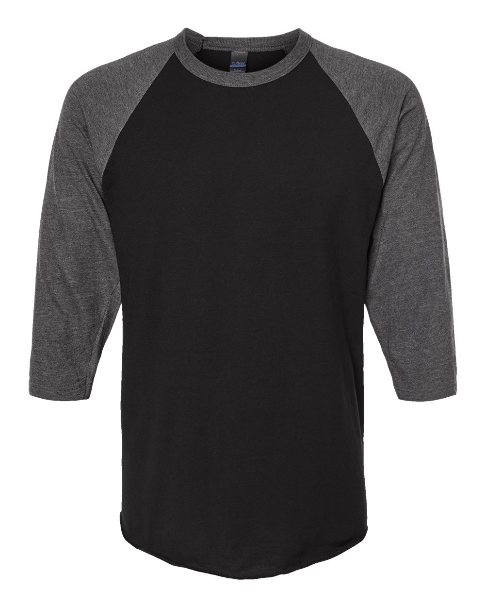 Tultex 245 - Black/ Heather Charcoal