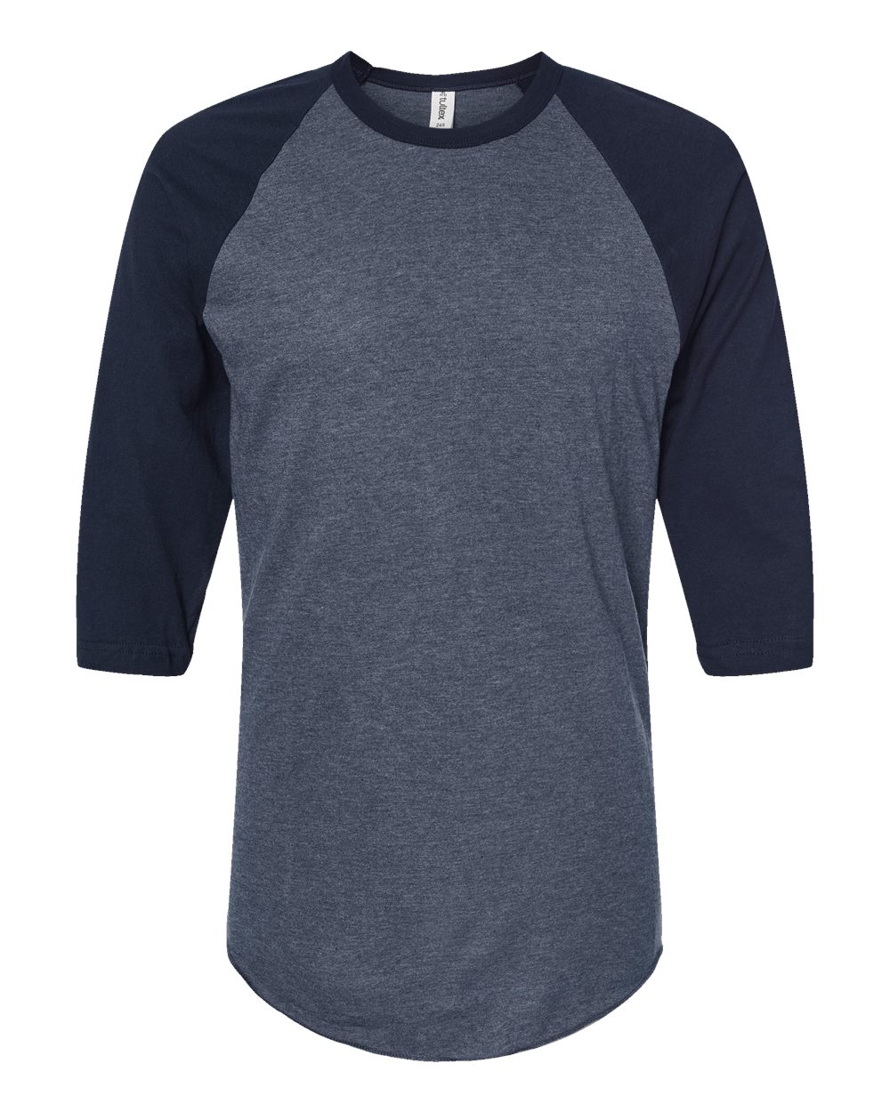 Tultex 245 - Heather Denim/ Navy