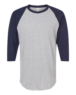 Tultex 245 - Heather Grey/ Navy