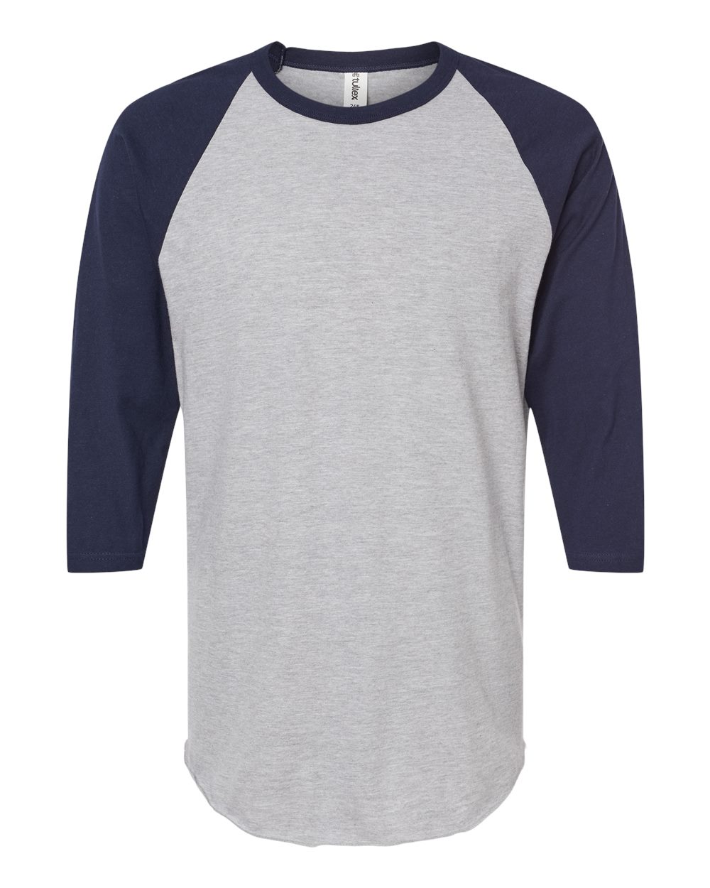 Tultex 245 - Heather Grey/ Navy
