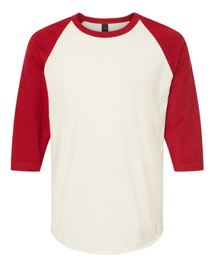 Tultex 245 - Vintage White/ Rio Red