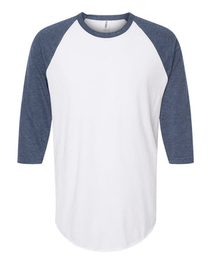 Tultex 245 - White/ Heather Denim