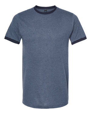 Tultex 246 - Heather Denim/ Navy