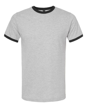 Tultex 246 - Heather Grey/ Black