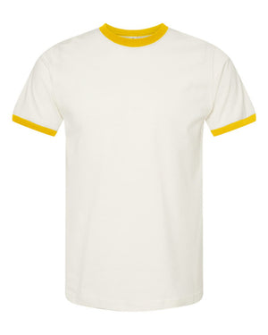 Tultex 246 - Vintage White/ Mellow Yellow