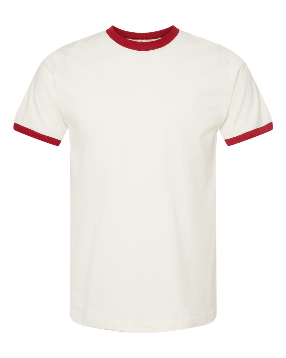 Tultex 246 - Vintage White/ Rio Red