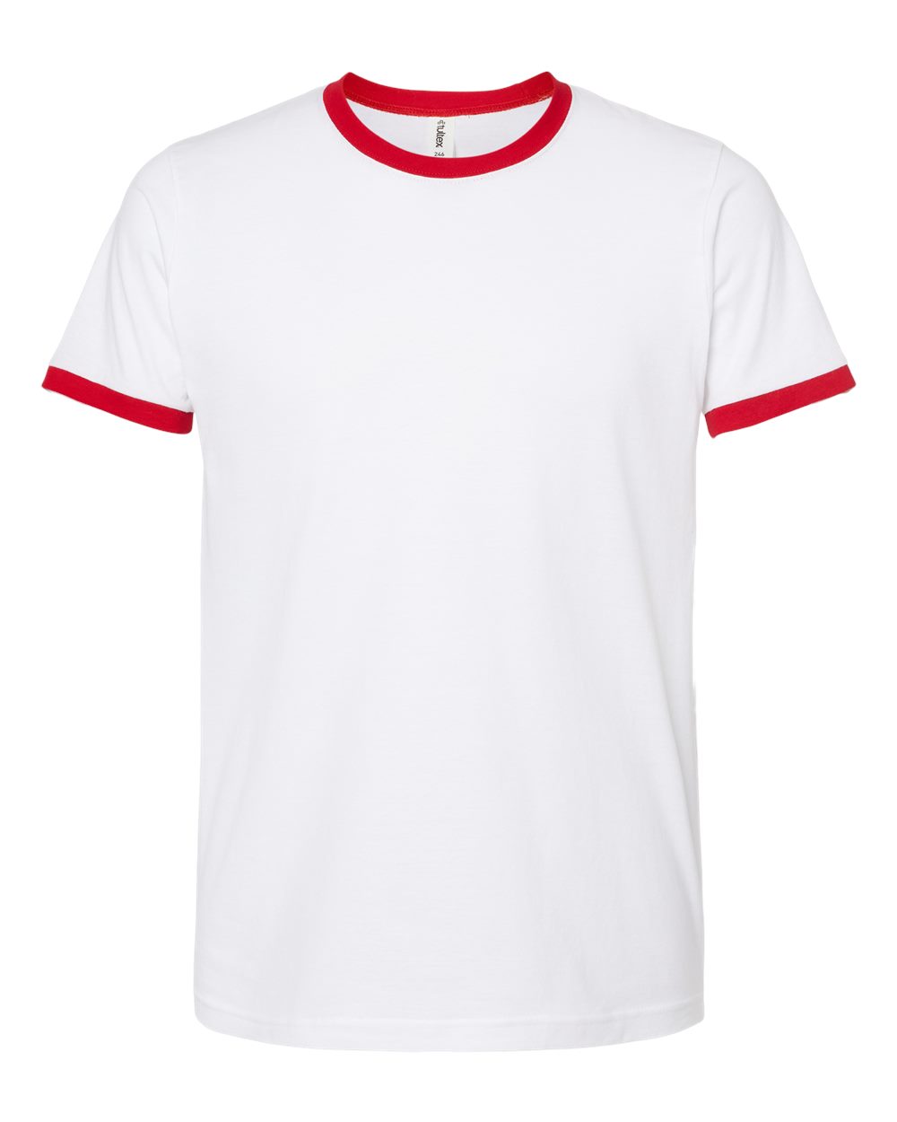 Tultex 246 - White/ Red