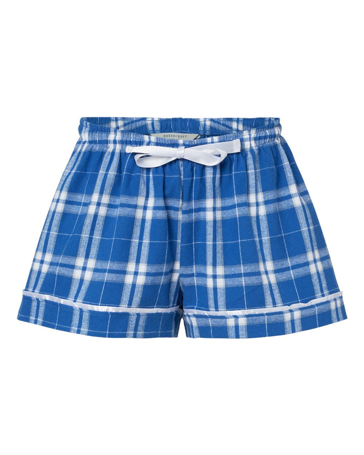 Boxercraft BW6501 - Royal/ Silver Plaid