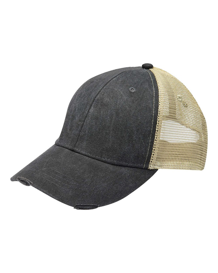 Adams Headwear OL102 - Black/ Tan