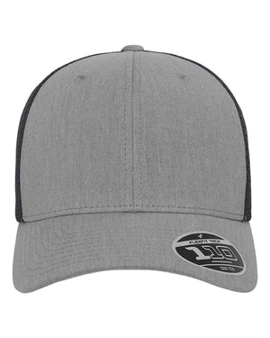 Flexfit 110M - Heather Grey/ Black