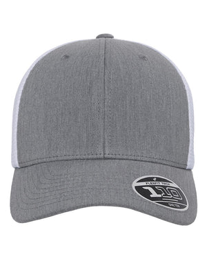 Flexfit 110M - Heather Grey/ White