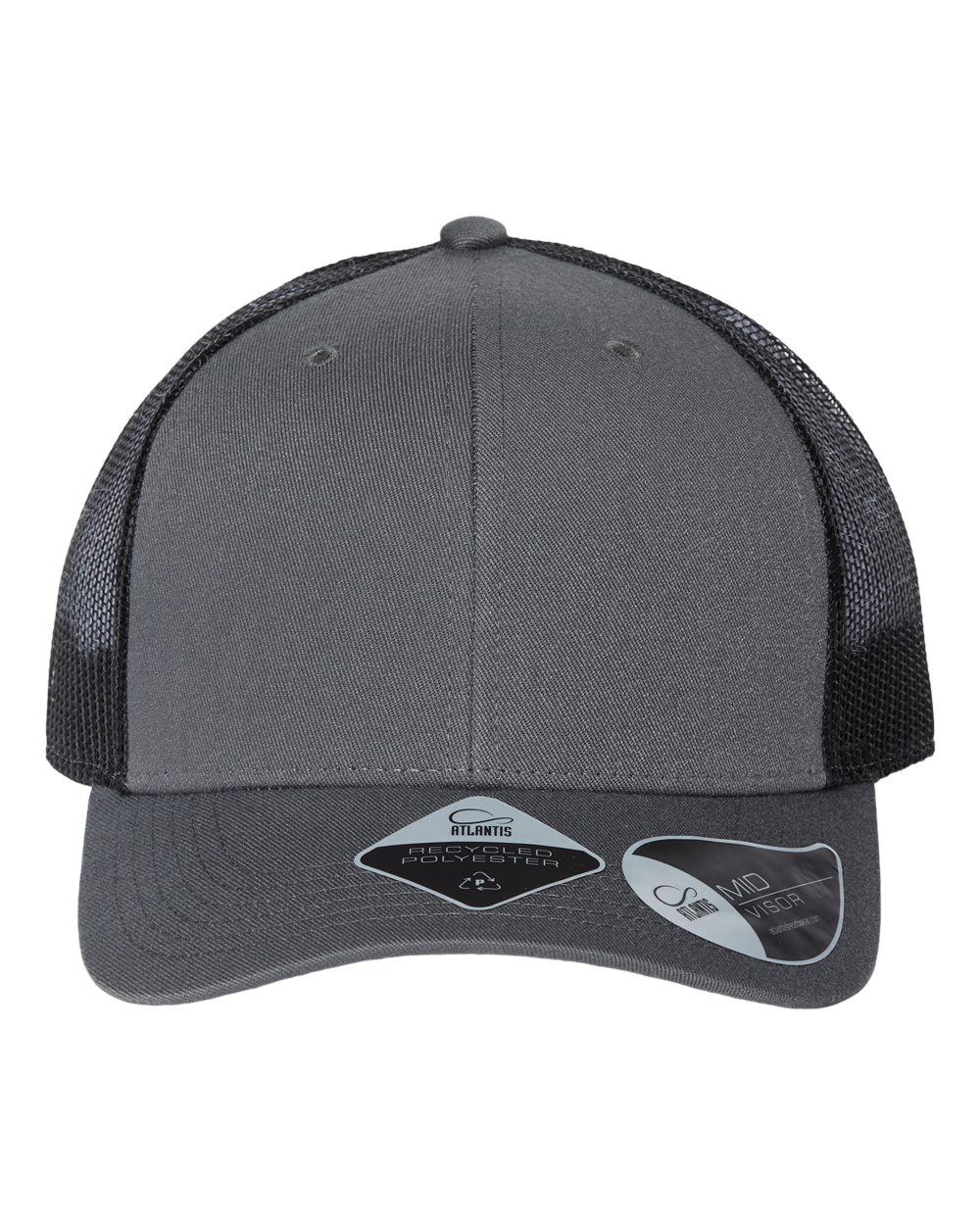 Atlantis Headwear BRYCE - Dark Grey/ Black