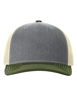 Richardson 112FP - Heather Grey/ Birch/ Army Olive