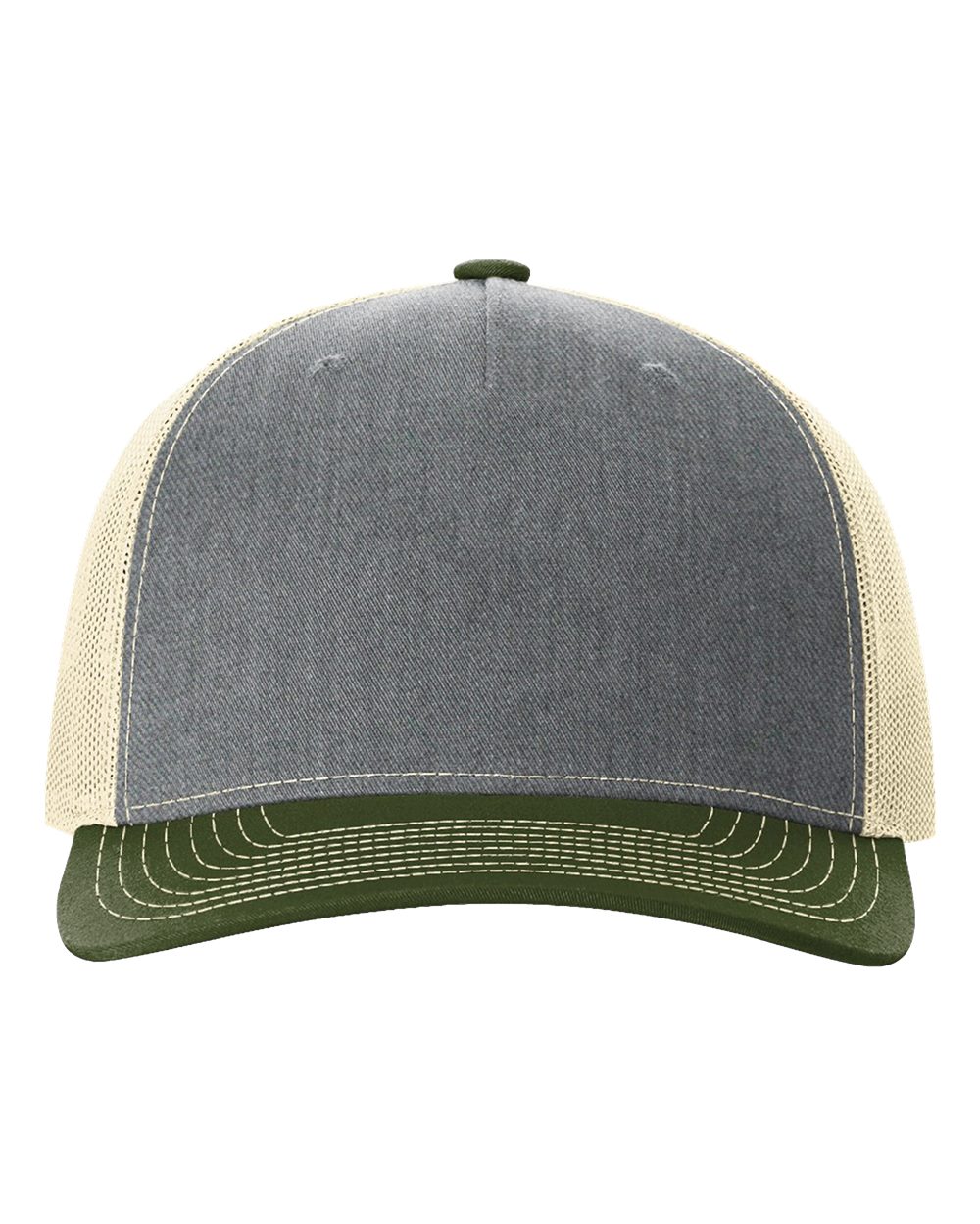 Richardson 112FP - Heather Grey/ Birch/ Army Olive