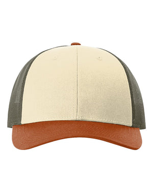 Richardson 115 - Cream/ Loden Green/ Dark Orange