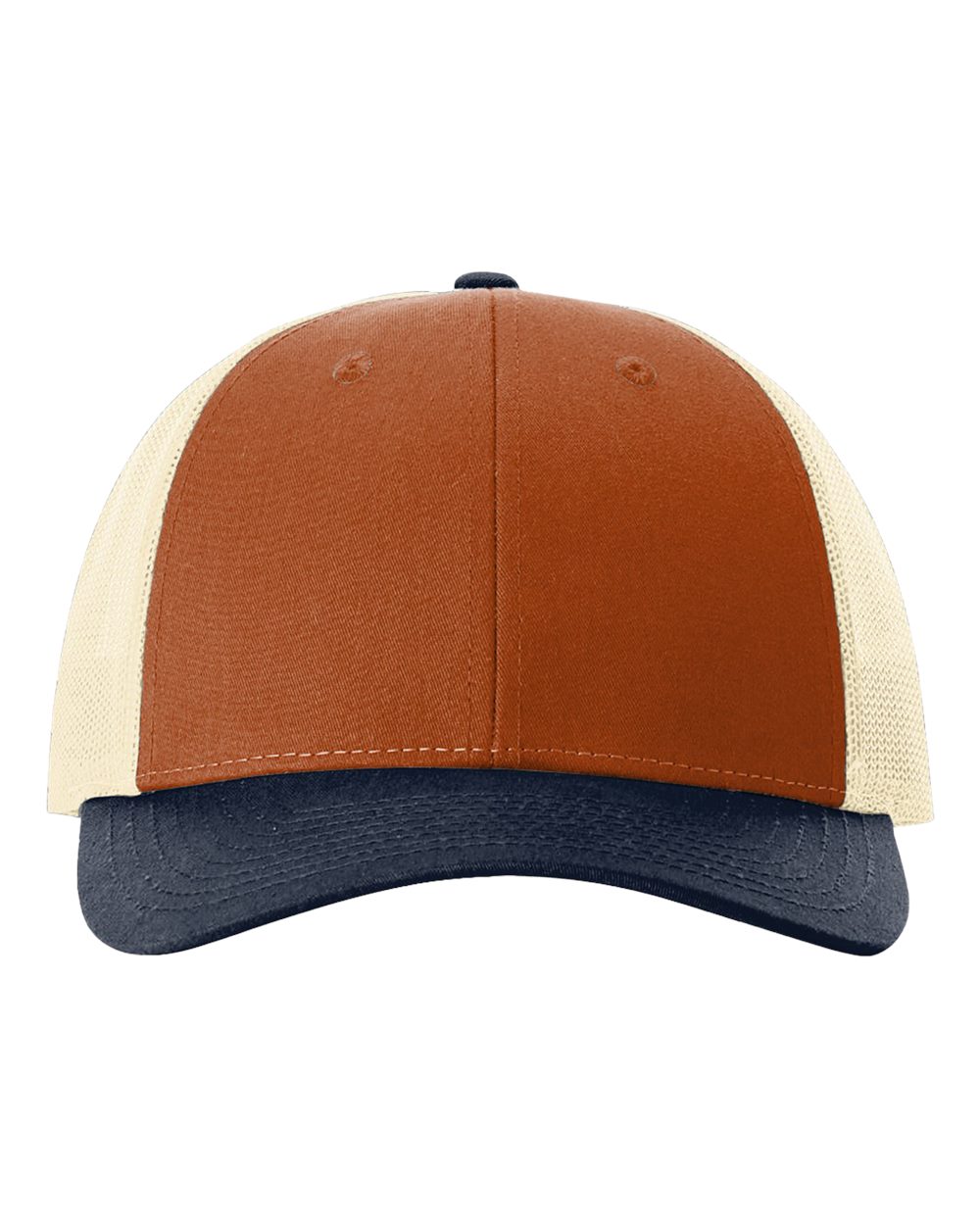 Richardson 115 - Dark Orange/ Birch/ Patriot Blue