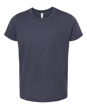 BELLA + CANVAS 3001YCVC - Heather Midnight Navy
