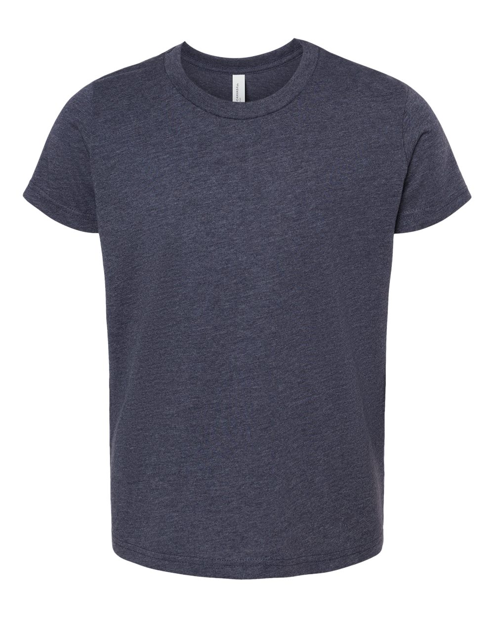 BELLA + CANVAS 3001YCVC - Heather Midnight Navy