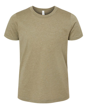 BELLA + CANVAS 3001YCVC - Heather Olive