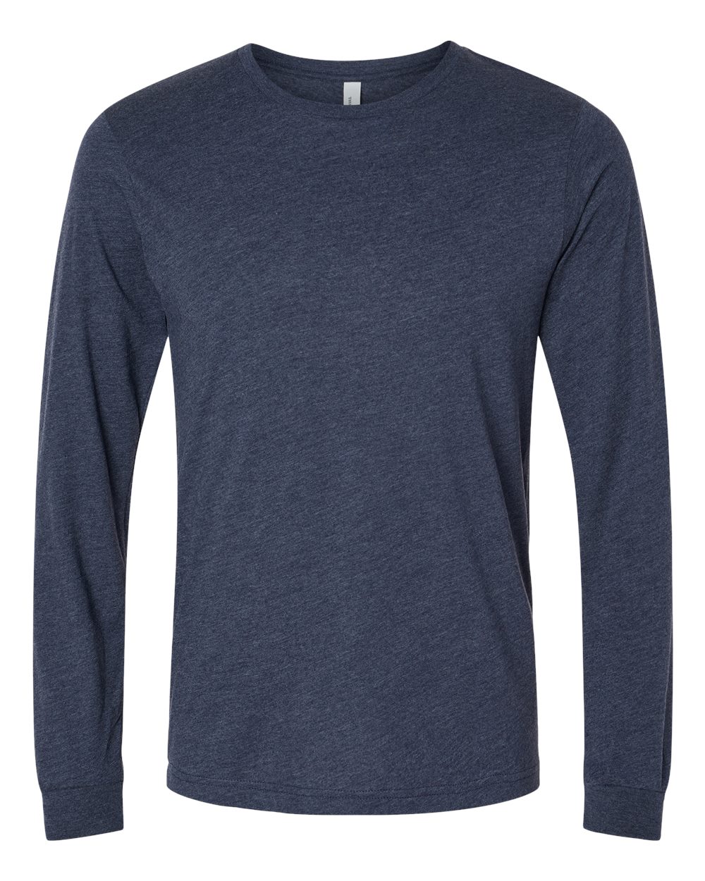 BELLA + CANVAS 3501CVC - Heather Midnight Navy