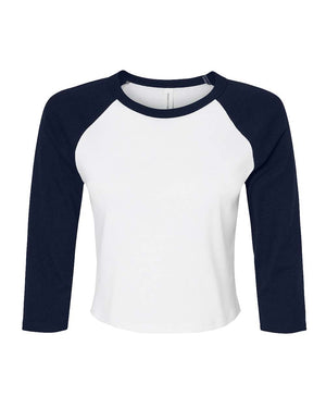 BELLA + CANVAS 1200 - White/ Navy