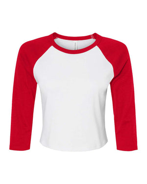BELLA + CANVAS 1200 - White/ Red