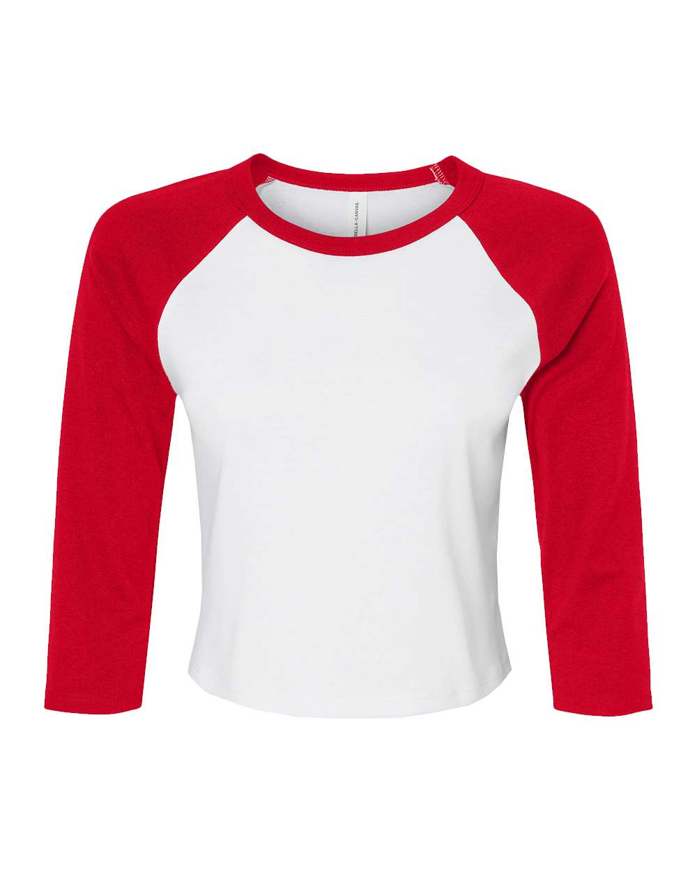 BELLA + CANVAS 1200 - White/ Red