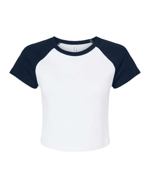 BELLA + CANVAS 1201 - White/ Navy