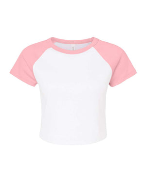 BELLA + CANVAS 1201 - White/ Pink
