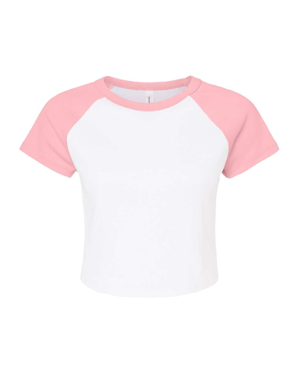 BELLA + CANVAS 1201 - White/ Pink