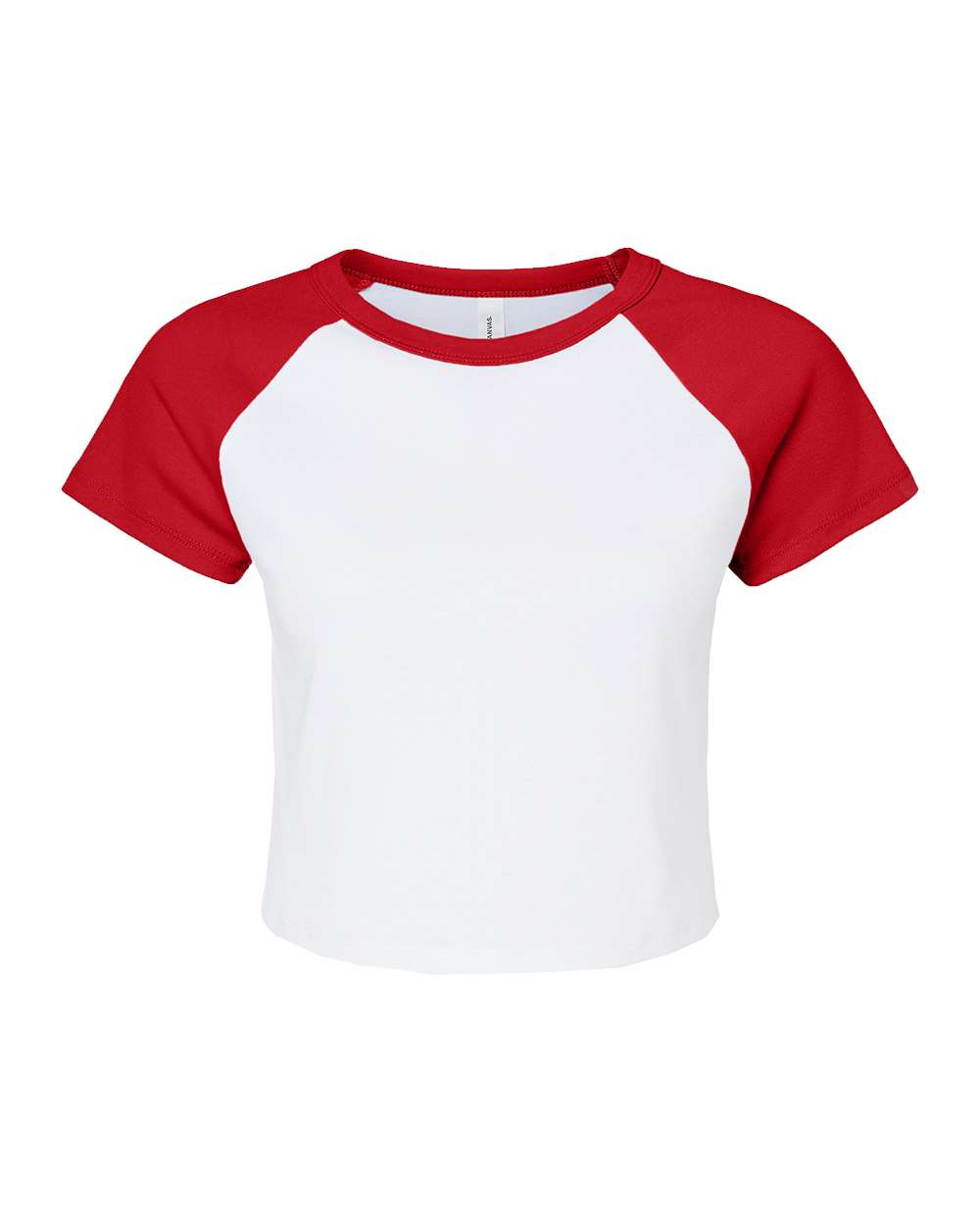 BELLA + CANVAS 1201 - White/ Red