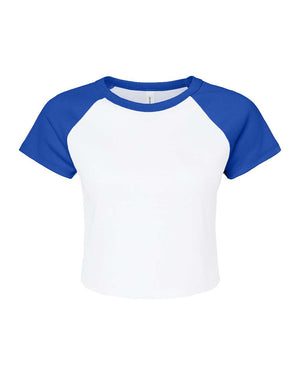 BELLA + CANVAS 1201 - White/ True Royal