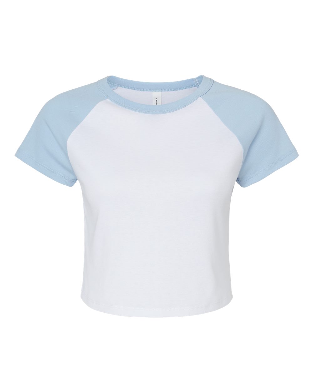 BELLA + CANVAS 1201 - White/ Baby Blue