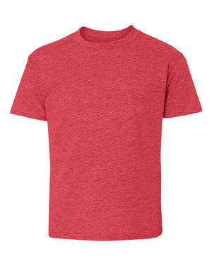 Hanes 498Y - Heather Red