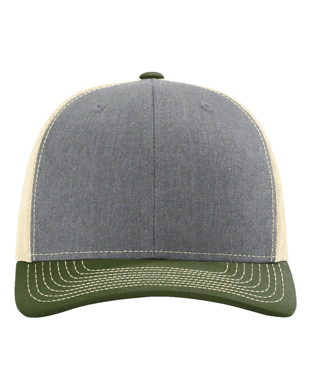 Richardson 112 - Heather Grey/ Birch/ Army Olive