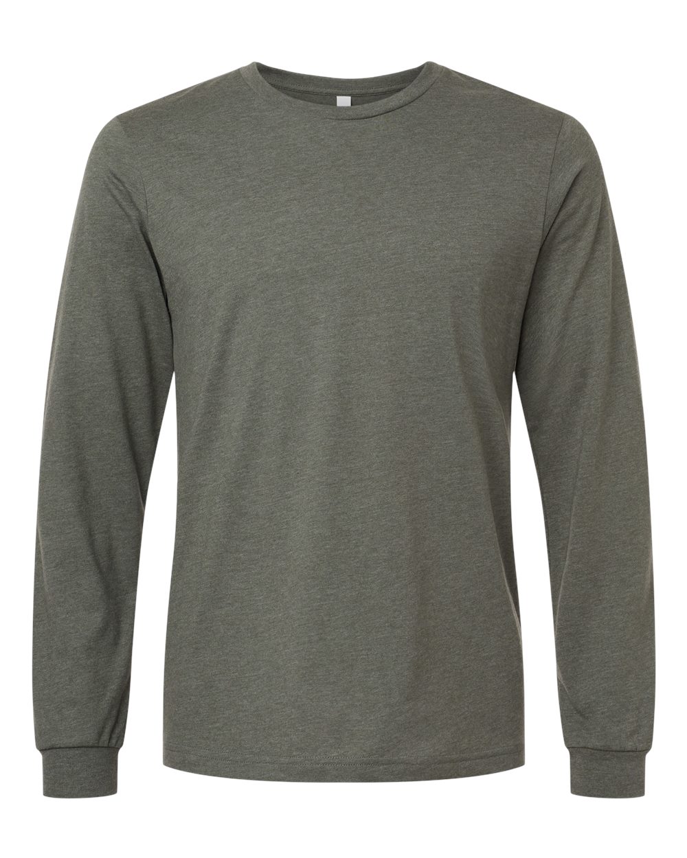 BELLA + CANVAS 3501CVC - Heather Military Green