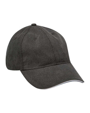 Adams Headwear LP107 - Black/ White