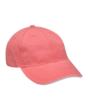 Adams Headwear LP107 - Coral/ White