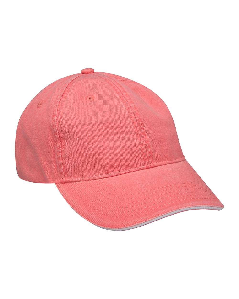 Adams Headwear LP107 - Coral/ White