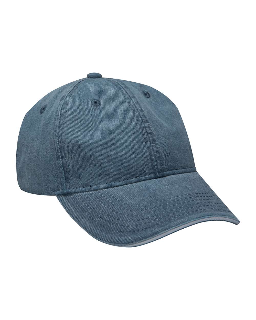 Adams Headwear LP107 - Midnight Blue/ White