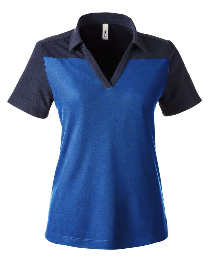 CORE365 CE112CW - True Royal/ Classic Navy Heather