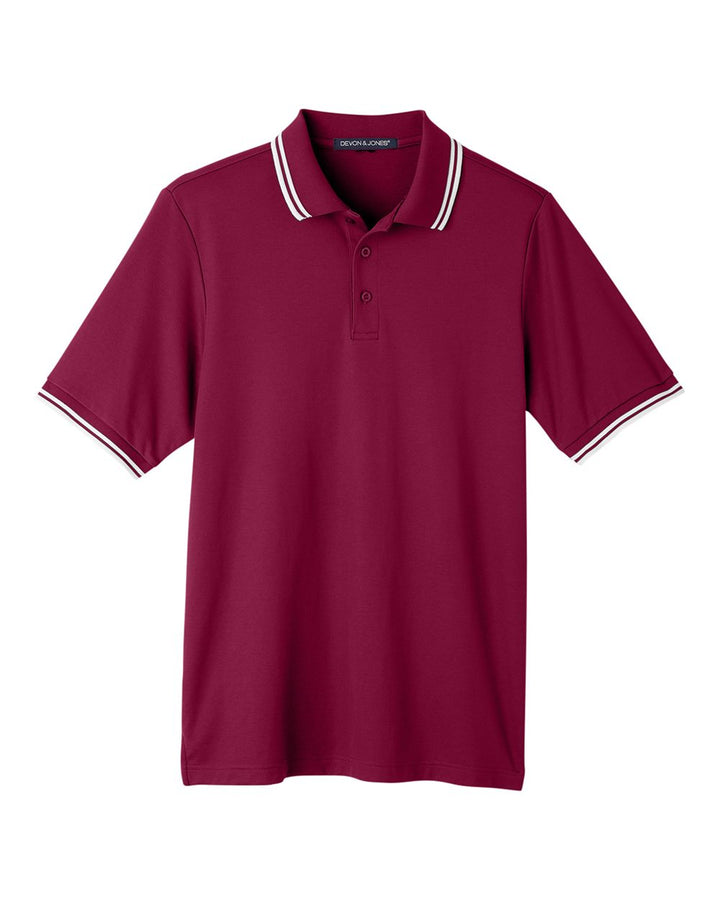 Devon & Jones DG20C - Burgundy/ White