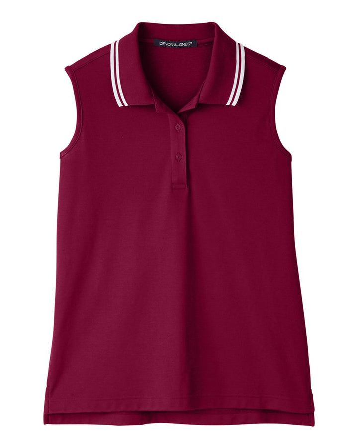 Devon & Jones DG20SW - Burgundy/ White