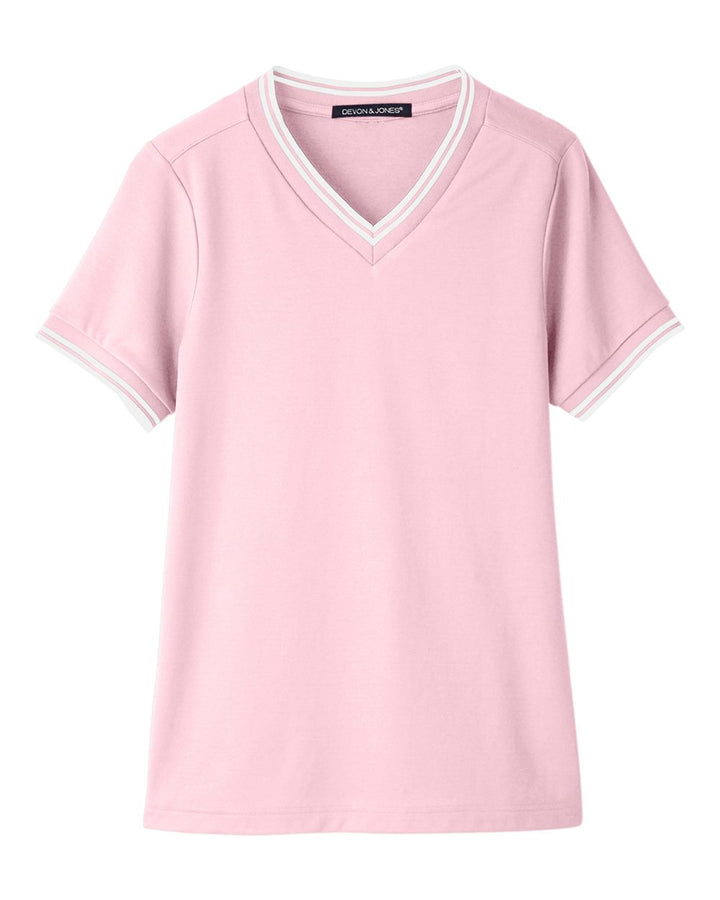 Devon & Jones DG20CW - Pink/ White
