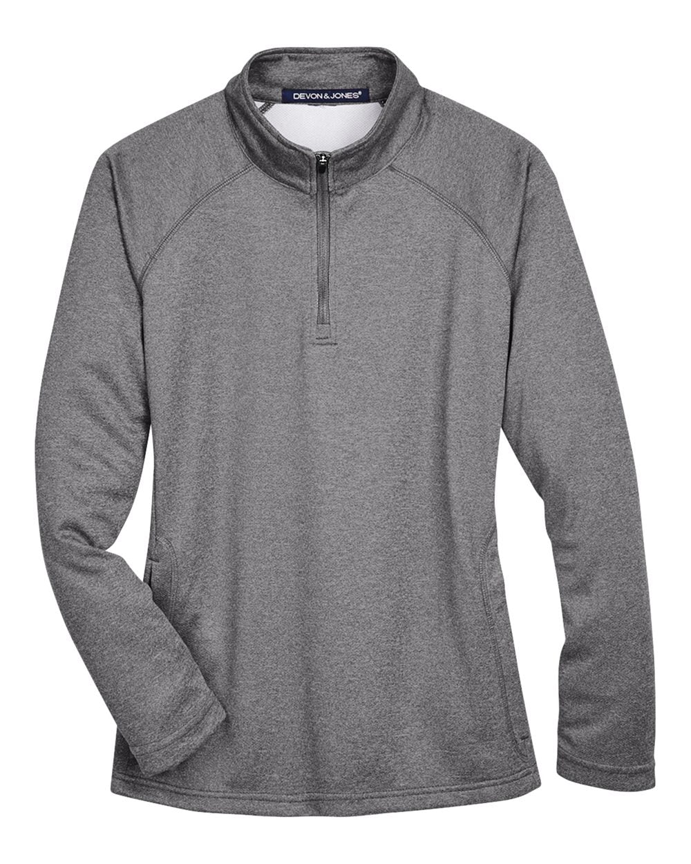 Devon & Jones DG440W - Dark Grey Heather